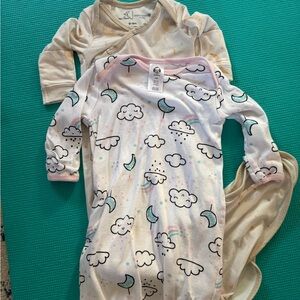Gerber & Copper Pearl Sleep Sack with Cloud and Moon Design 0-4 gender neutral